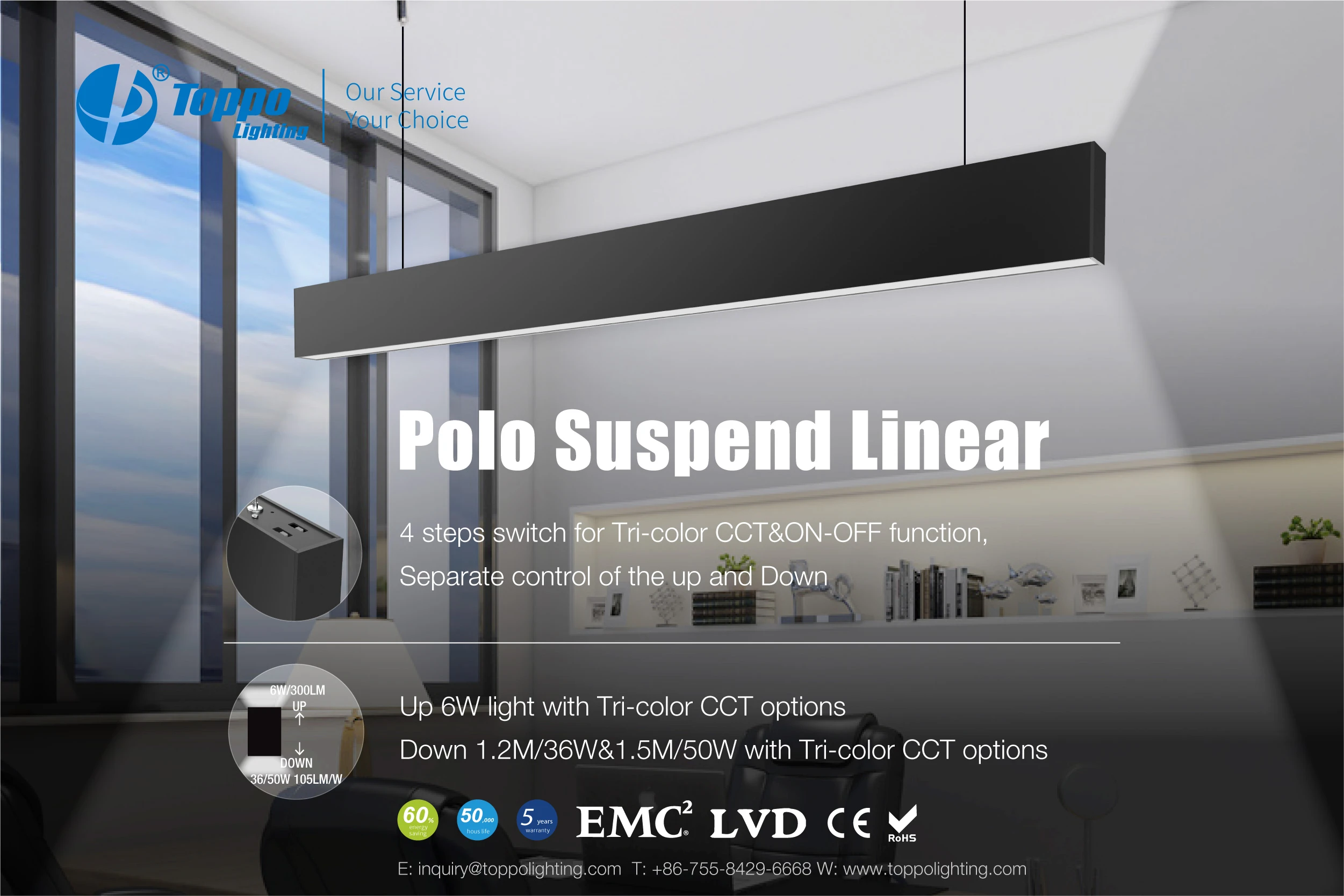 Polo Suspend Linear