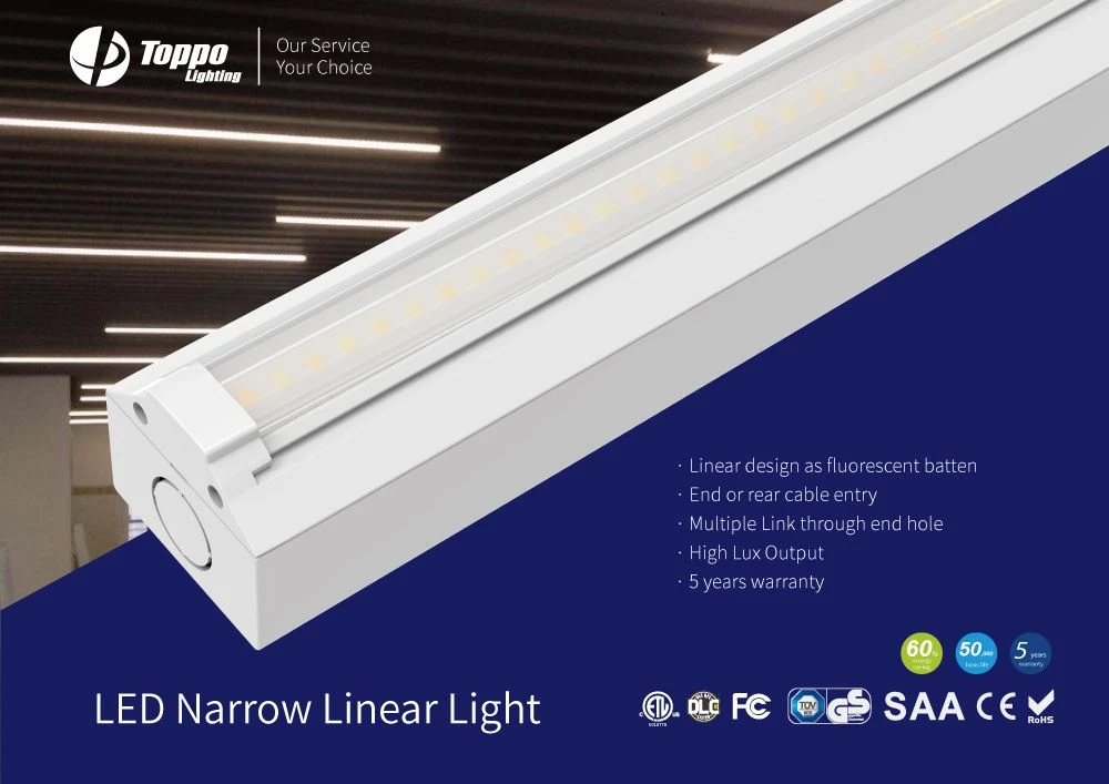 High Lux 80 Degree Narrow Linear Light