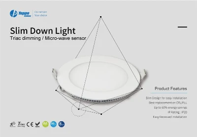 Easy Installation: LED Slim Down Light