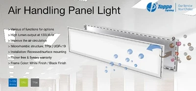 2022 Latest Air Handling Panel Air Return Panel Light With Vents