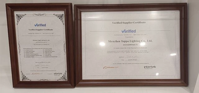 Toppo Lighting-13 Years's Alibaba.com Verified Supplier
